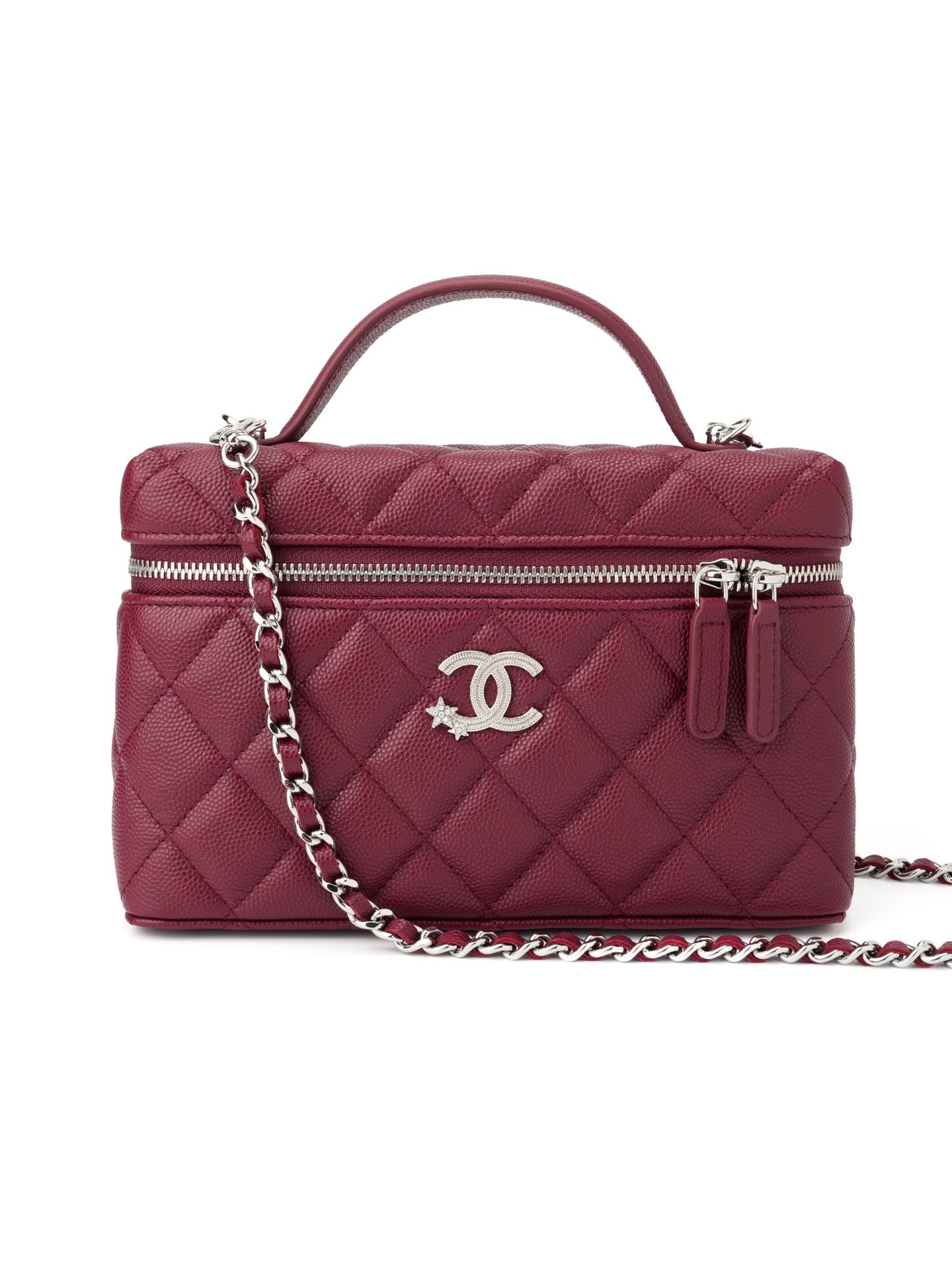 25B Star Lunch Box Bag & Wine Red