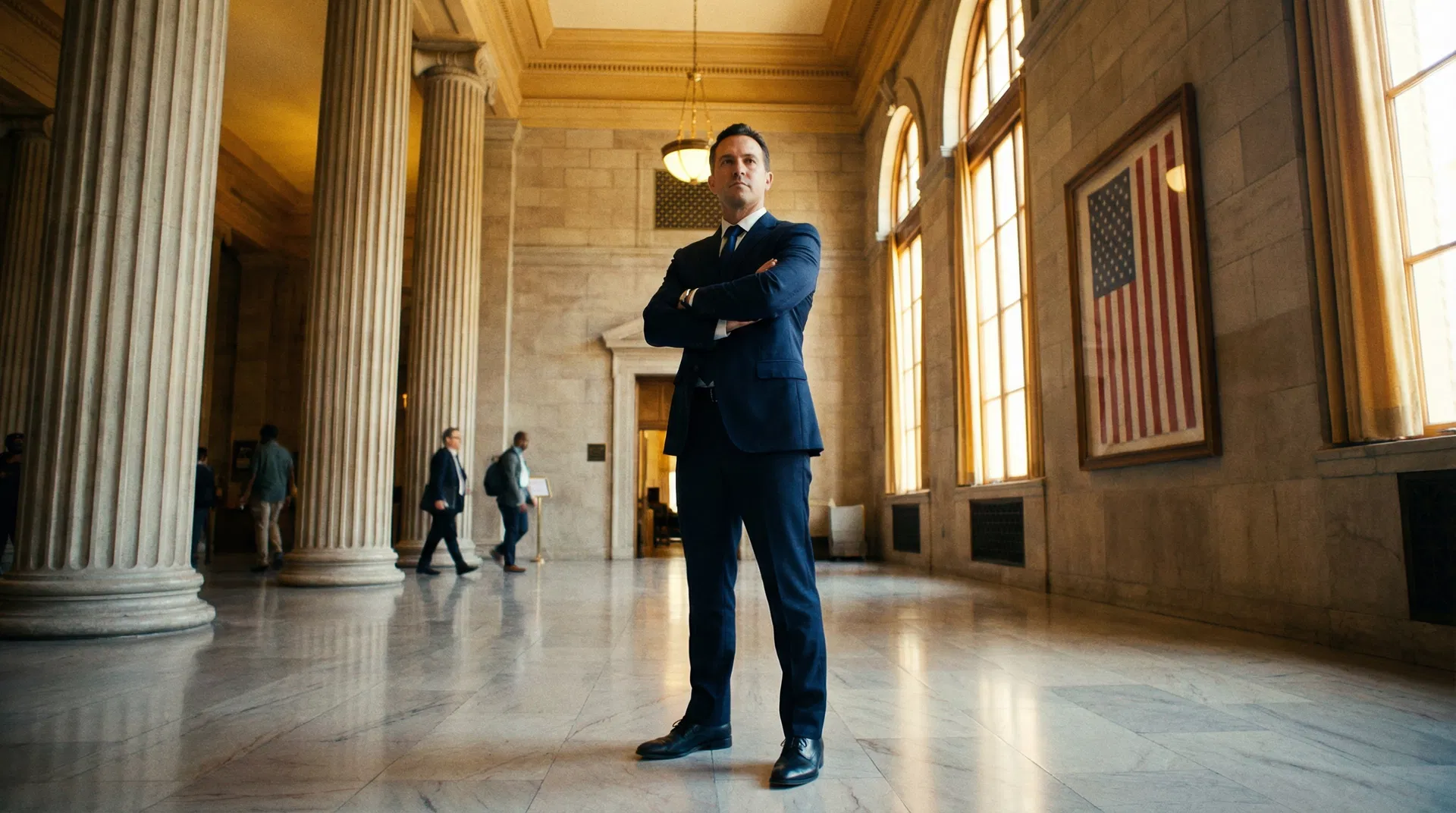 Criminal defense attorney in Los Angeles courtroom