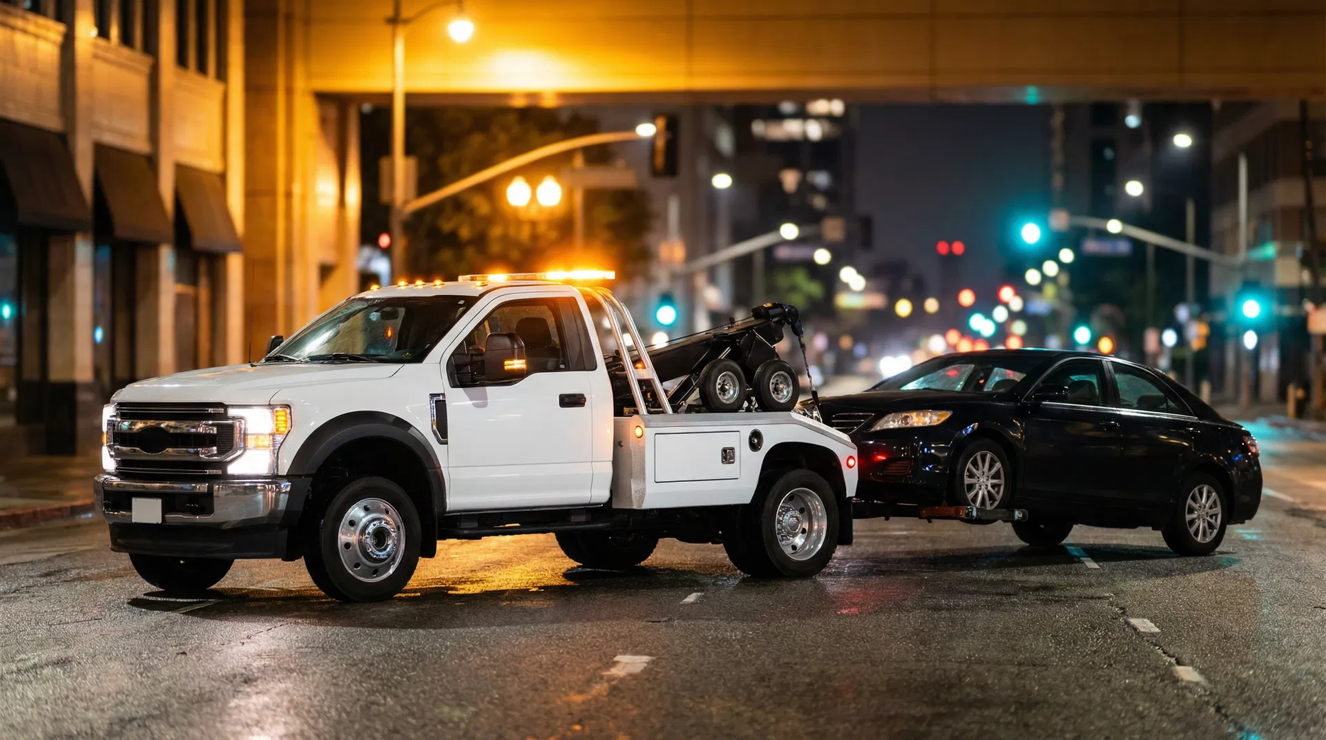 Professional towing service