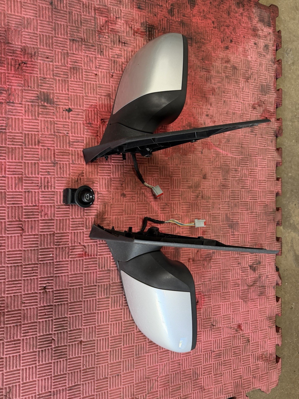 Ford Fiesta St150/Mk6 Power Folding Mirrors Moondust Silver