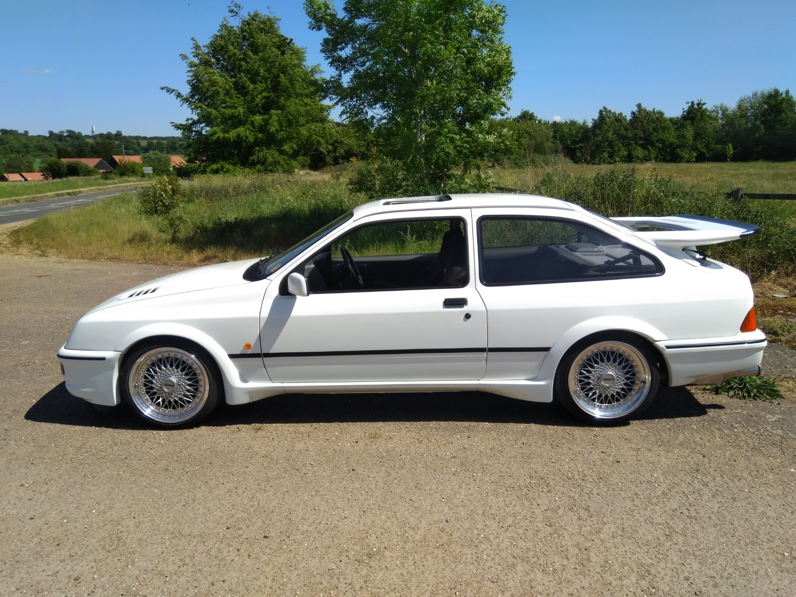 1986 Ford Sierra RS Cosworth 3 door Diamond White.