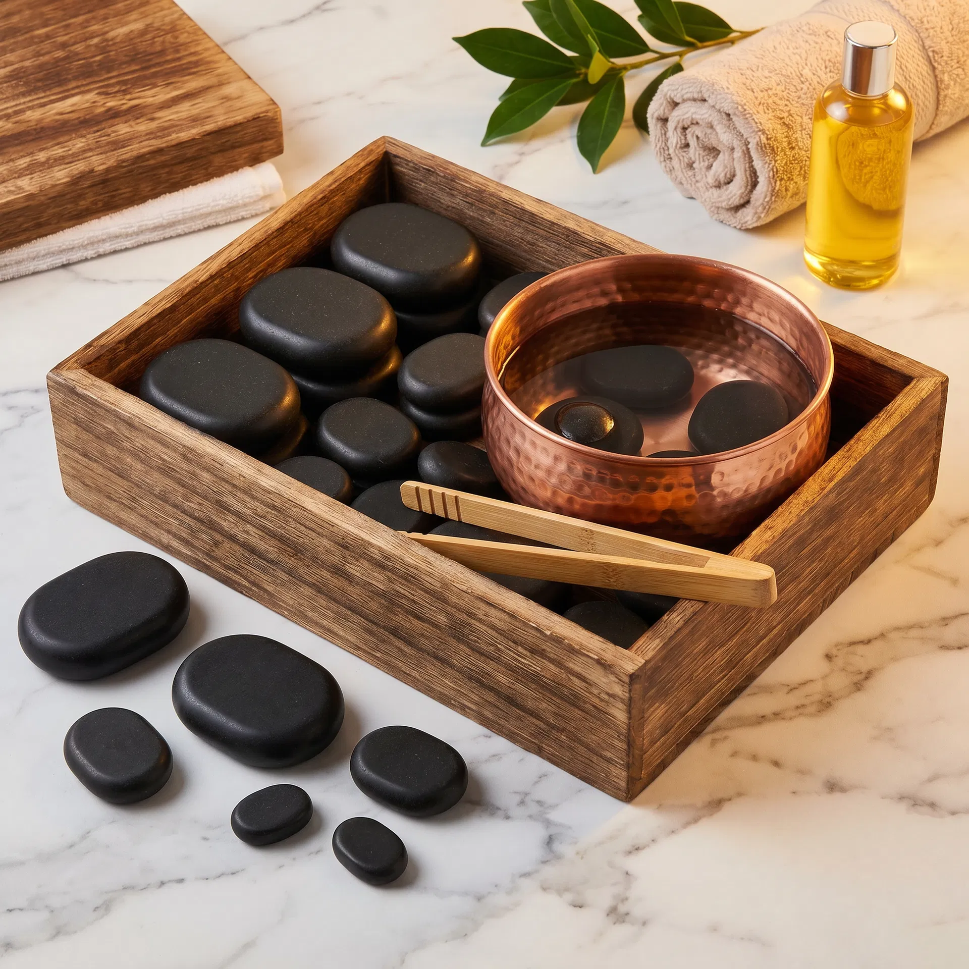 Kit Pedras Quentes Basalto