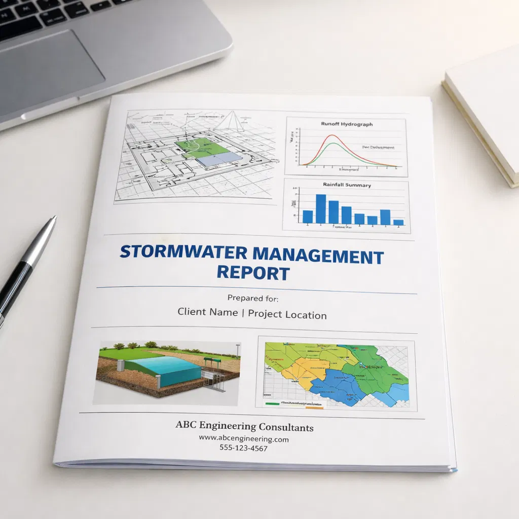 Stormwater management report document
