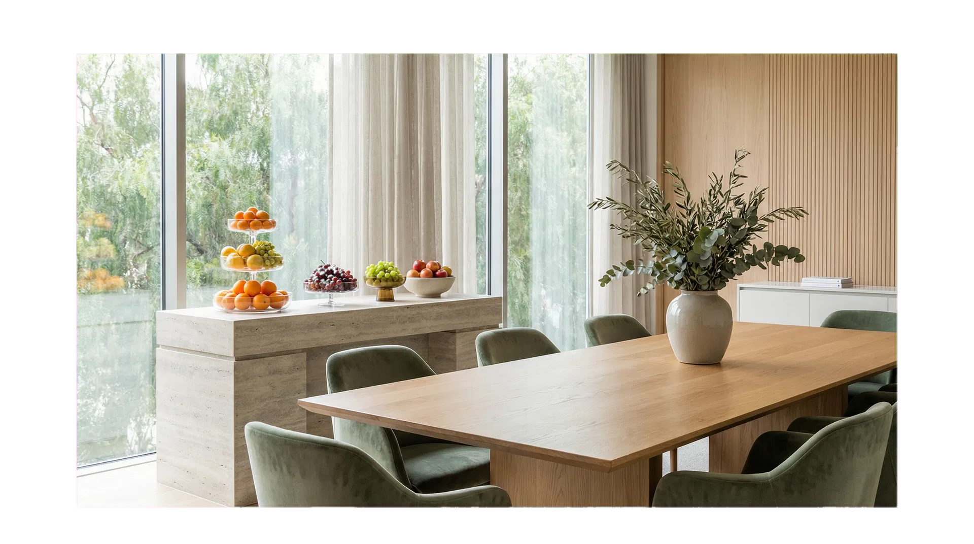 Không gian thương hiệu và tiếp đón đối tác của E-foods