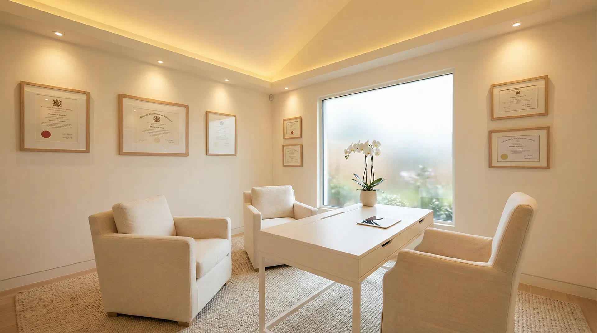 Konsultasjonsrom hos Dr. Marcus Eriksson