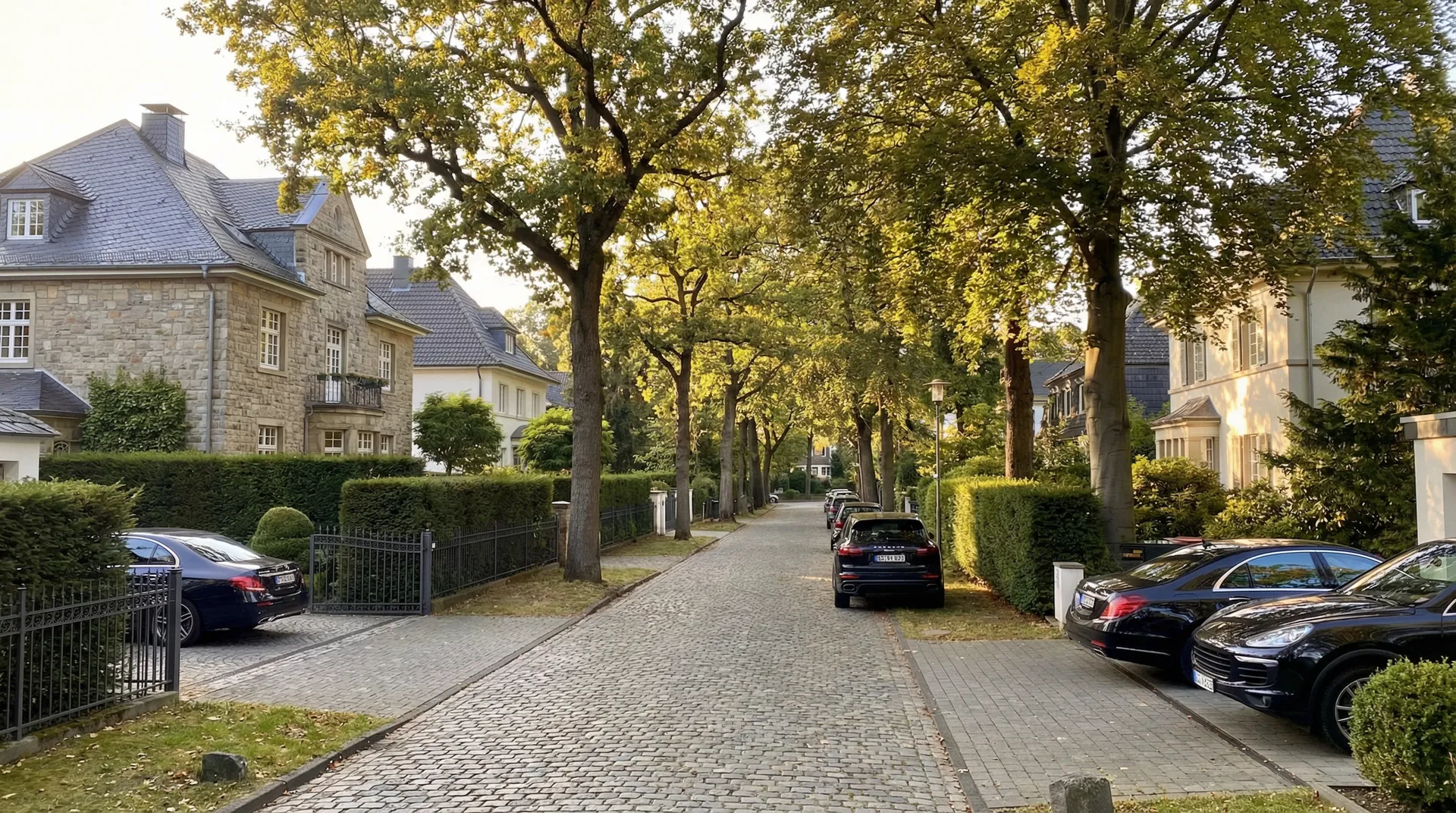 Exklusive Villen und gepflegte Gärten in Köln-Hahnenwald