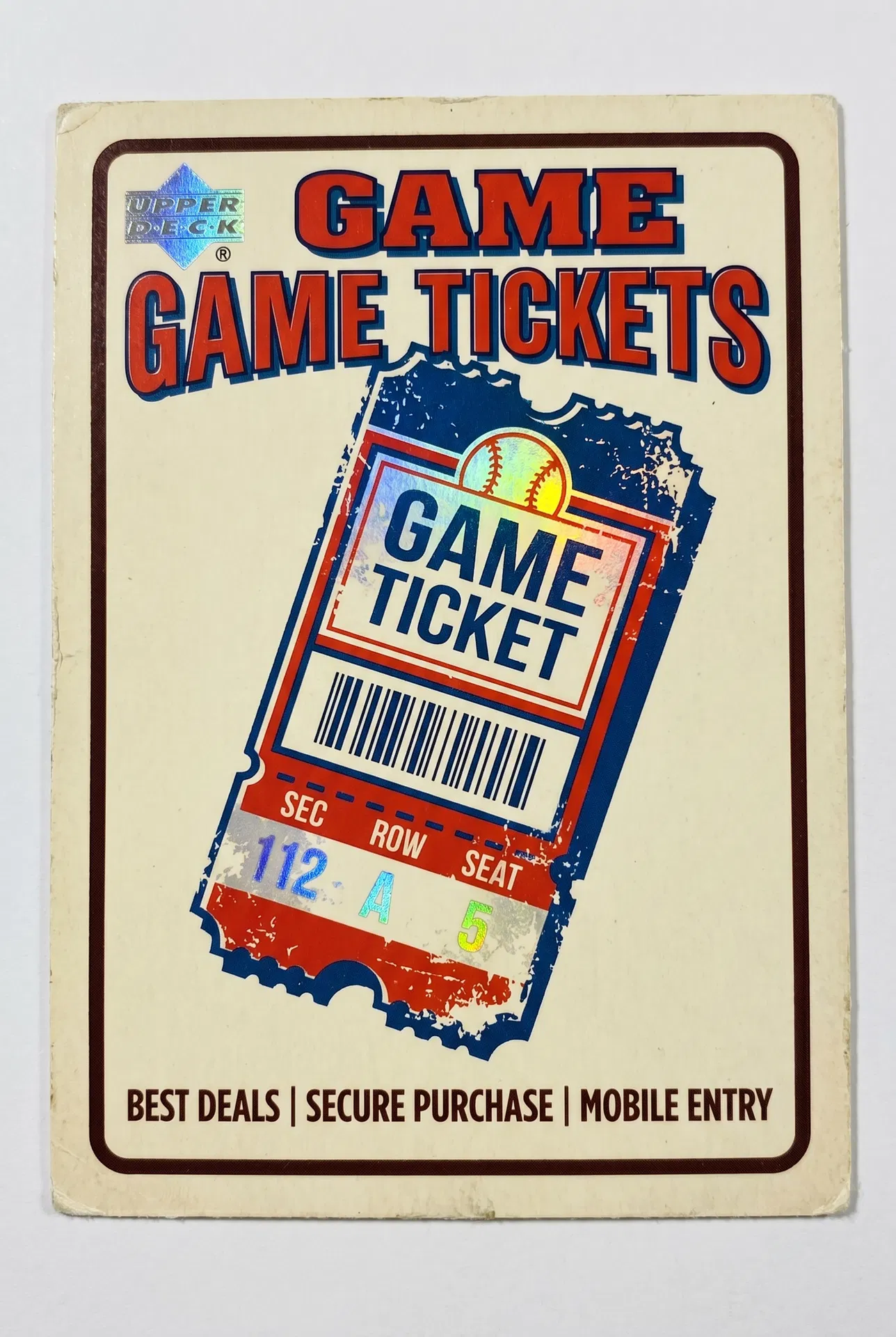 Game Tickets