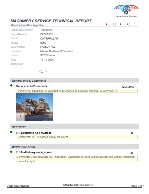 2011 Caterpillar 6060 FS
