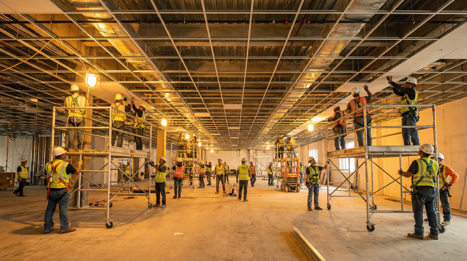 New Home Drywall Finishing