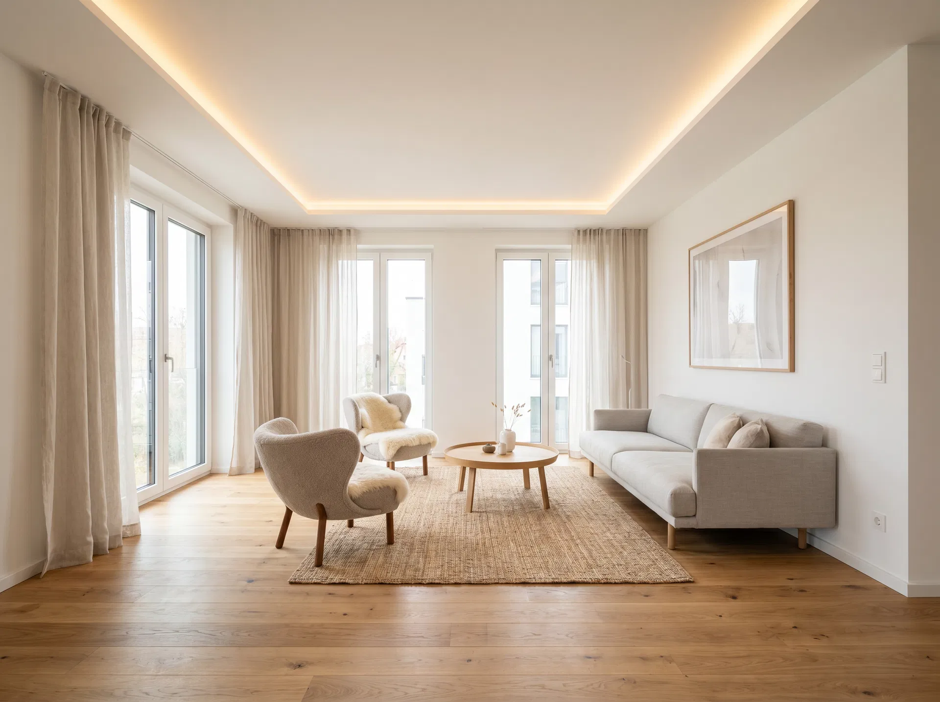 Завършен интериор