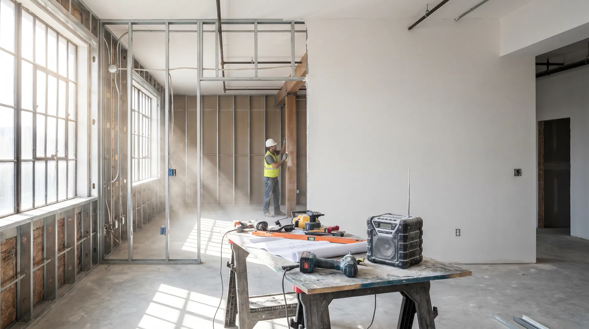 Професионален монтаж на гипсокартон