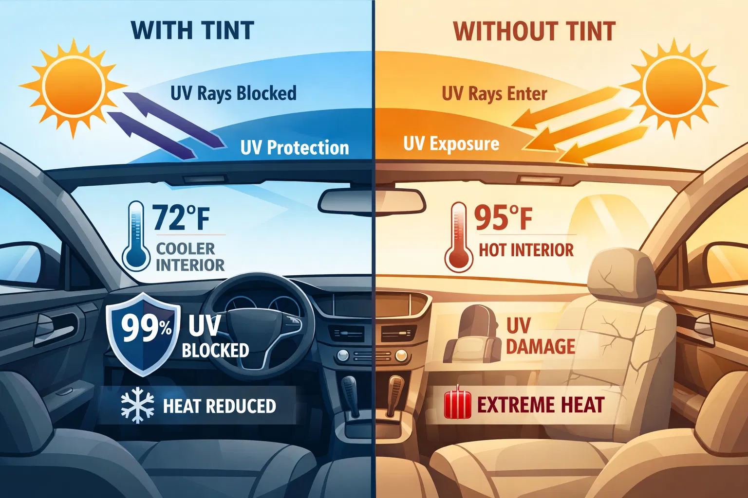 Beneficios del polarizado de control solar