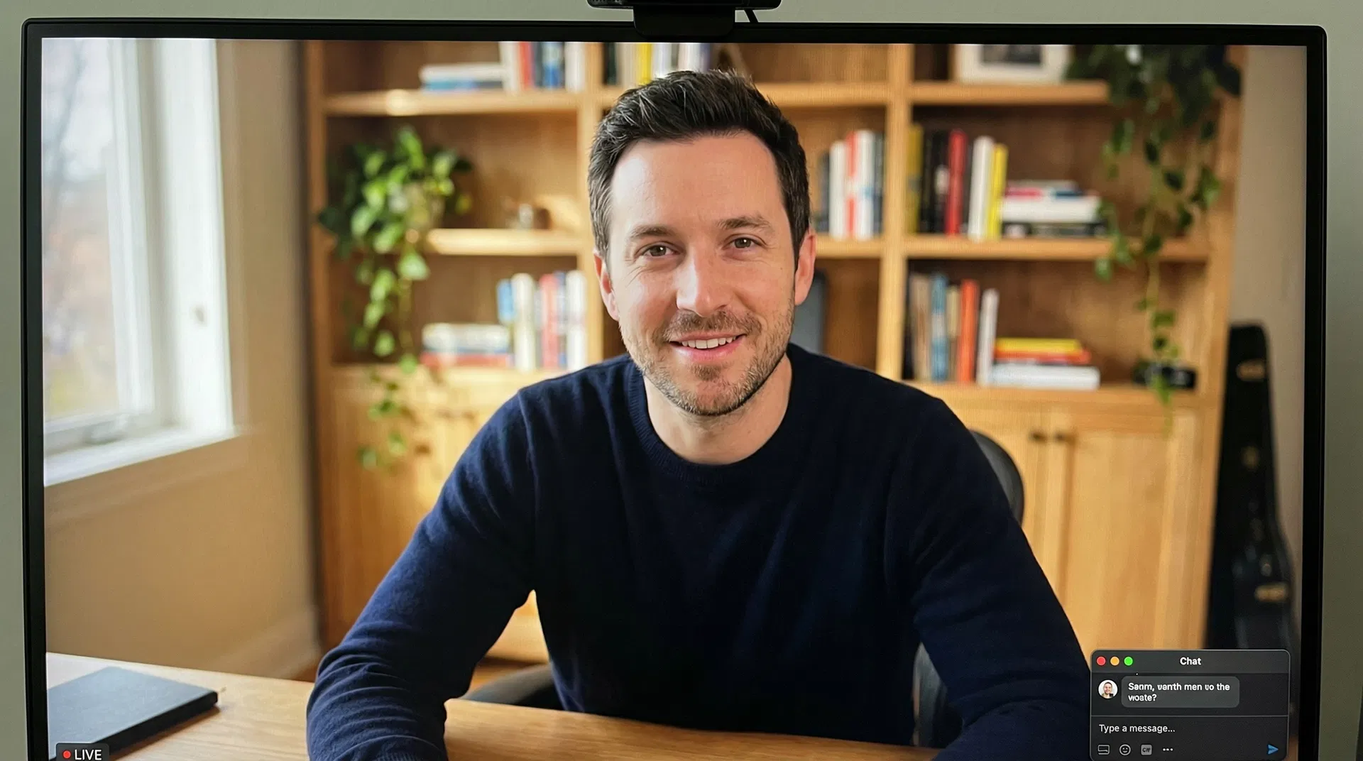 Host broadcasting live
