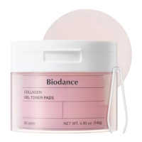 Biodance Collagen Gel Toner Pads, Pore Minimizer for Face, Improving Elasticity, Plumping Toner Pads for Sensitive Skin, Korean Skincare,ㅣ4.93 fl.oz.(140g)*60Pads