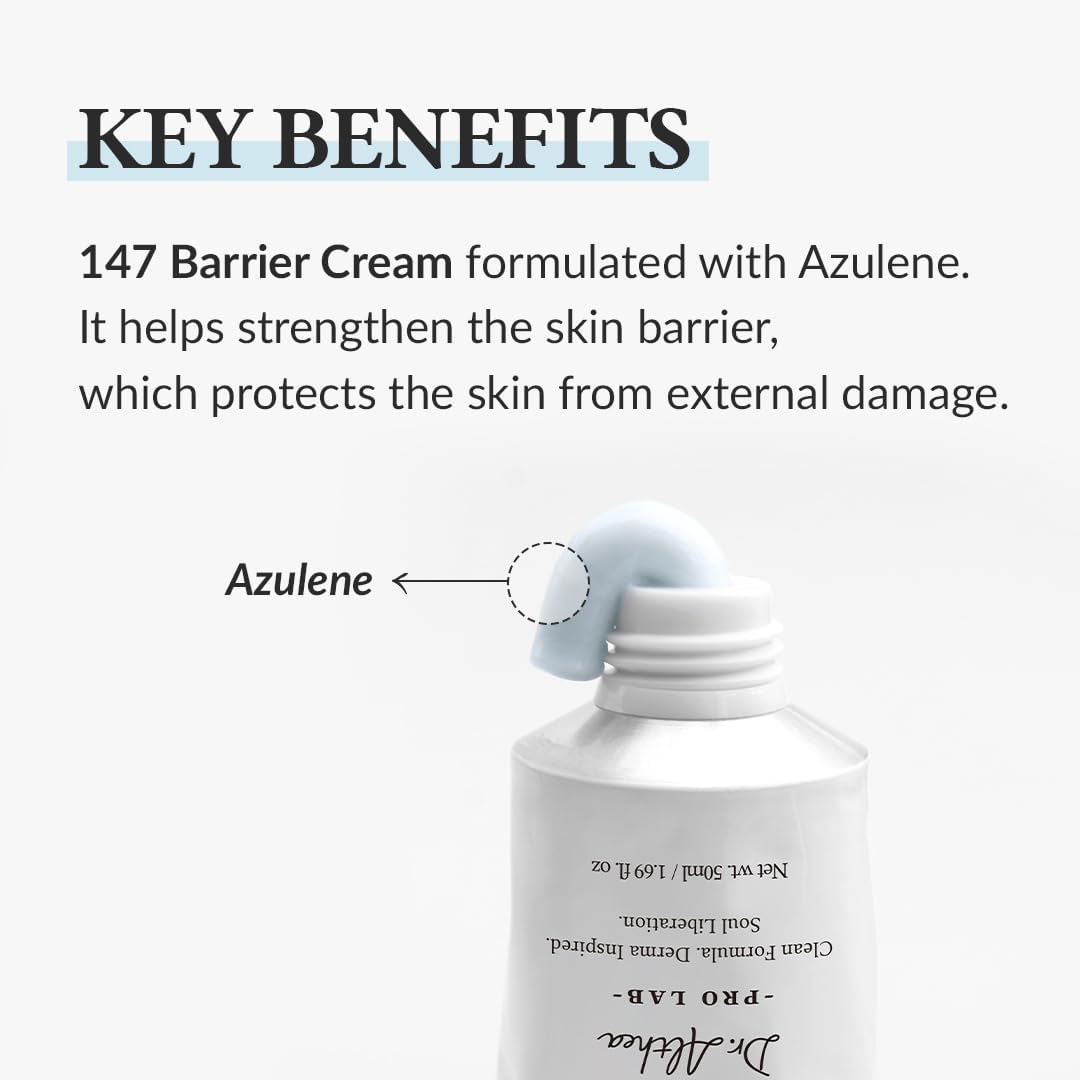 Dr.Althea 147 Barrier Cream | Daily Skin Barrier Repair Care | Deep Hydrating with Hyaluronic Acid & Ceramides | Korean Vegan Skincare for All Skin Types | 1.7 Fl Oz 6