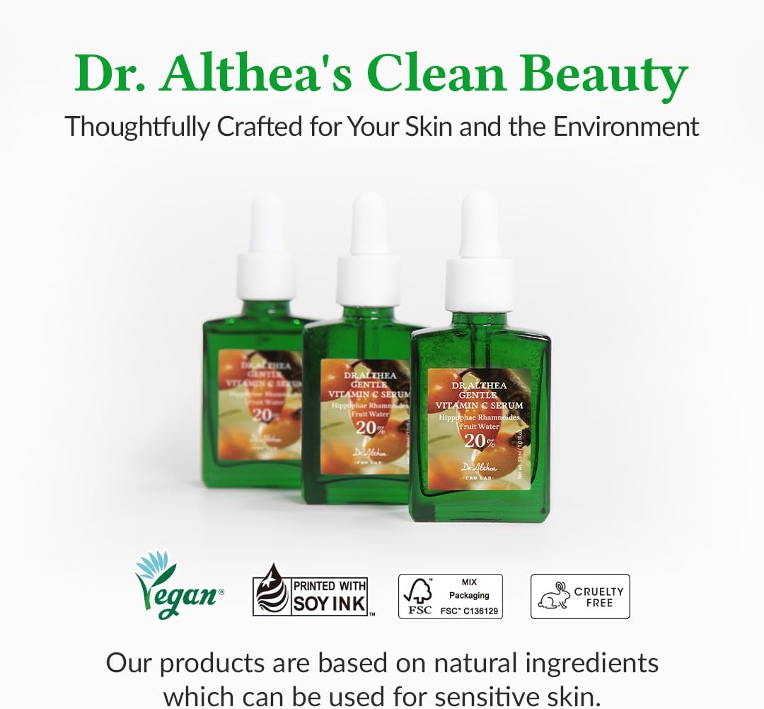 Dr.Althea Gentle Vitamin C Serum | Benefits Skin Tone and Pigmentation | Gentle on Skin For Even Skin Tone | Korean Vegan Skincare for All Skin Types (Gentle Vitamin C) 2