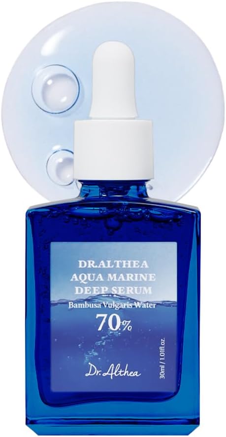 Dr.Althea Aqua Marine Deep Serum | Instant Hydration & Soothing Facial Serum for All Skin Types | Korean Vegan Skincare