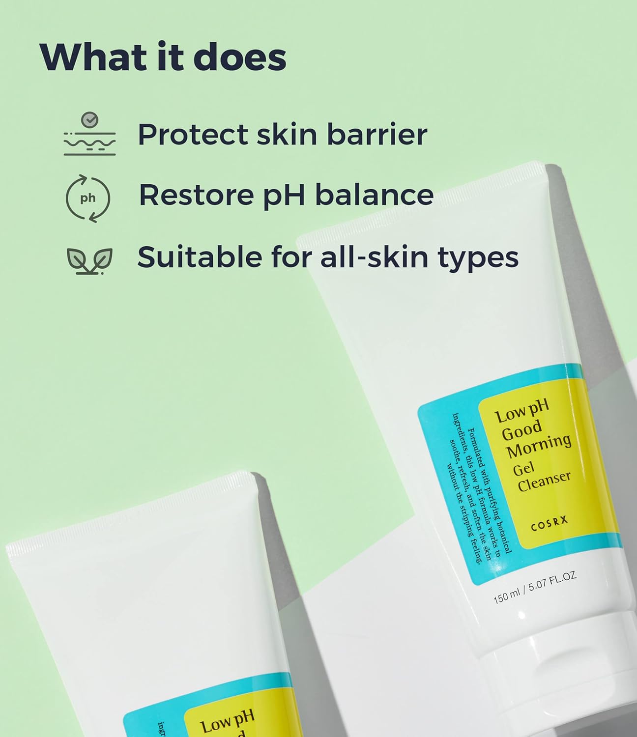 Cosrx Low pH Good Morning Gel Cleanser (150 ml) 3