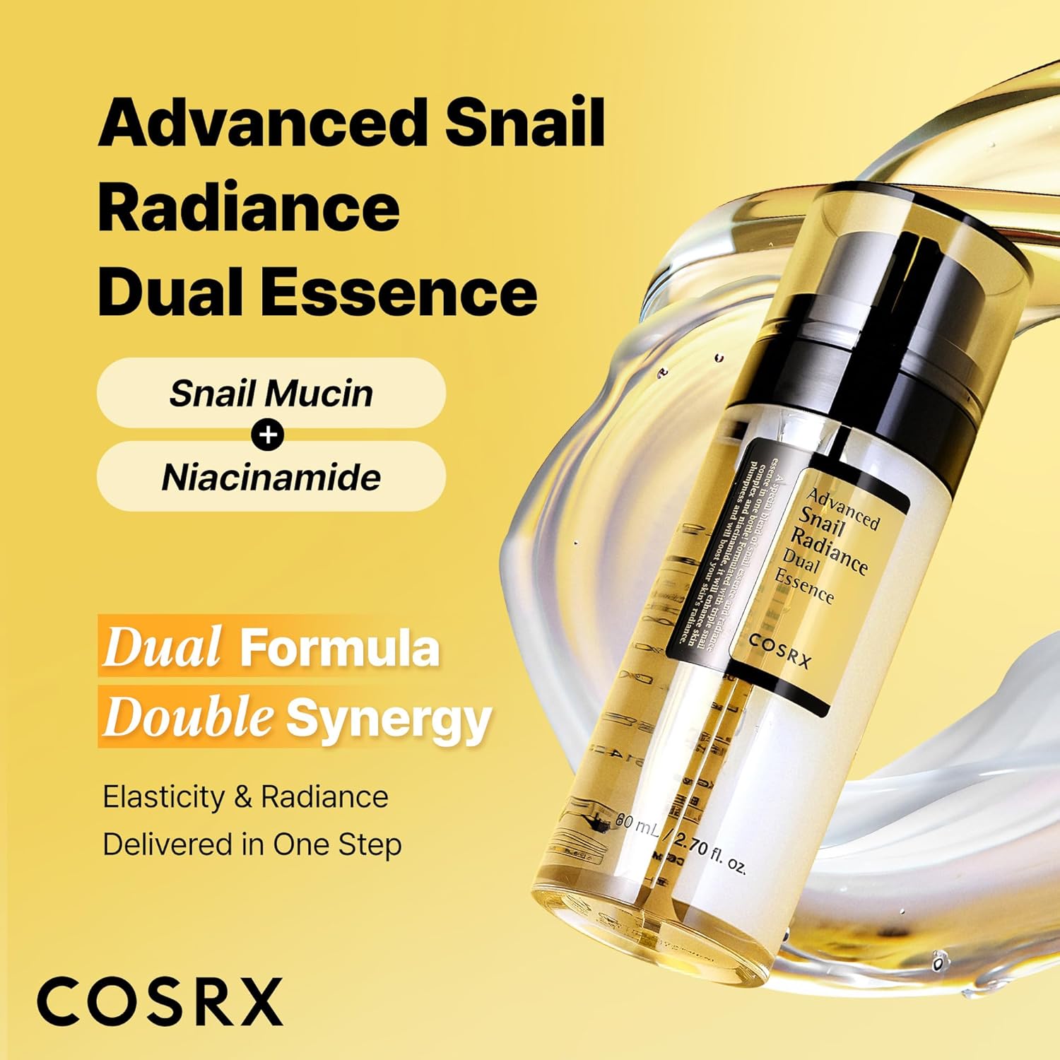 COSRX Advanced Snail Radiance Dual Essence 80ml 5