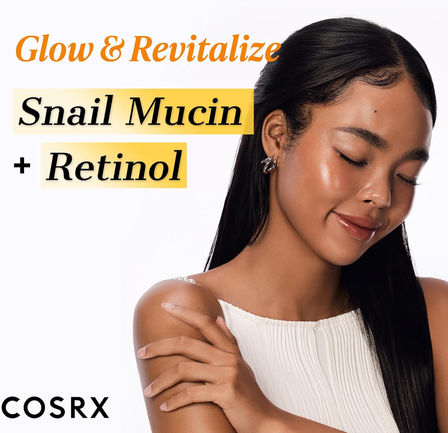 COSRX Glass Skin Starter Set, Amazon Exclusive, Advanced Snail 96% Mucin Power Essence & Retinol 0.1% Cream Mini Sample, Daily Hydrating & Firming Korean Skin Care Kit, Gift Set 3