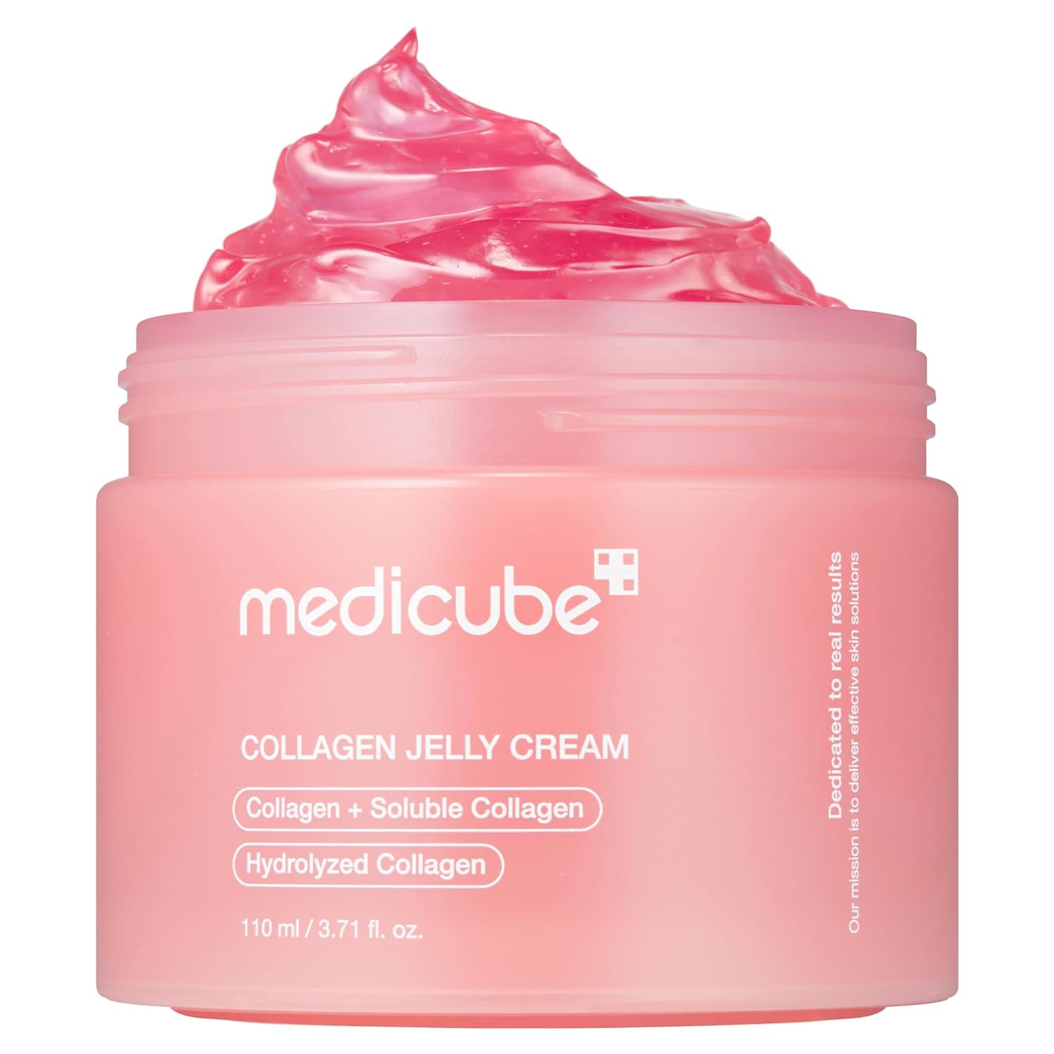 medicube Collagen Jelly Cream with Niacinamide & Freeze-Dried Hydrolyzed Collagen | Glass Glow Moisturizer for Firming & Hydration | Korean Skincare, 110ml
