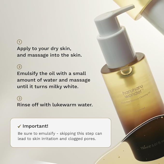 Haruharu wonder Black Rice Moisture Deep Cleansing Oil 2