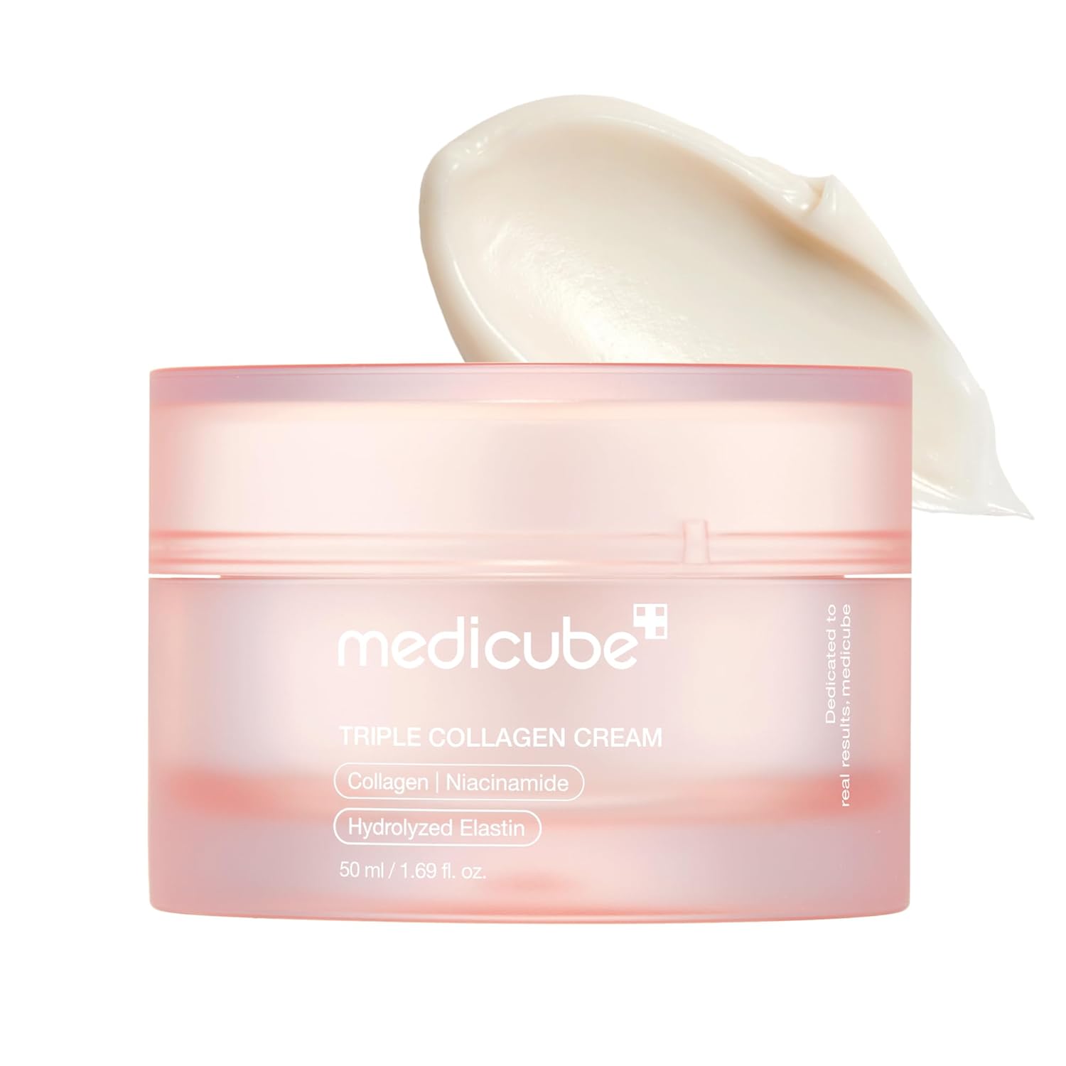 Medicube Triple Collagen Cream | Hydrating & Firming Anti-Aging Moisturizer with Niacinamide, Elastin & Hyaluronic Acid | Pore Care & Elasticity | Korean Skincare, 50ml