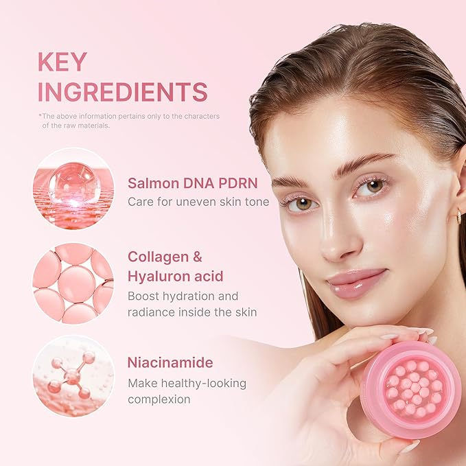 Medicube Capsule Cream with Salmon DNA PDRN Pink Collagen | Lightweight Moisturizing Cream with PDRN, Niacinamide for Uneven Skin Tone and Texture, Glow hydration | Korean Skincare, 1.94 oz 3