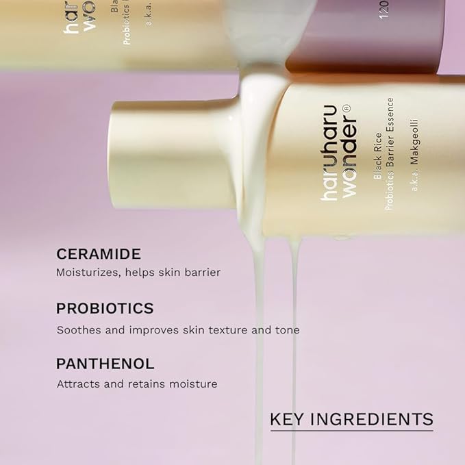 Haruharu Wonder Black Rice Probiotics Barrier Essence 1.01 fl. oz. Travel Size Tonic 2