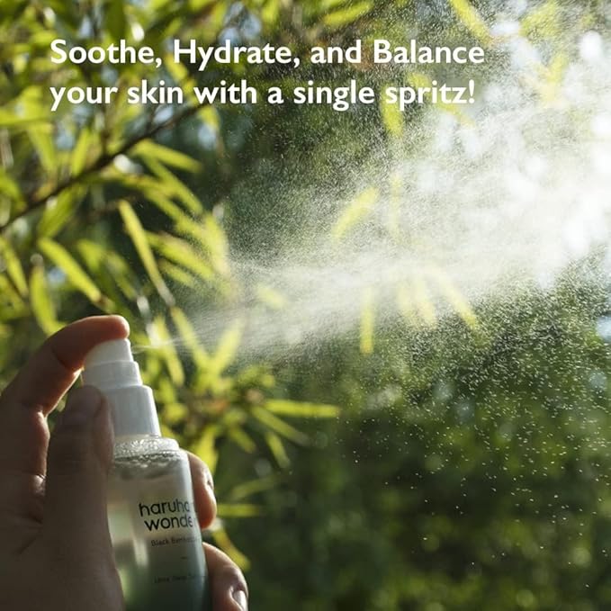 Haruharu Wonder Black Bamboo Mist - Hydrating and Firming Skin 80ml 4