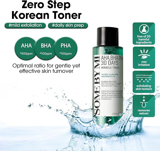 Some By Mi AHA-BHA-PHA 30 Days Miracle Face Toner | 150ml 4
