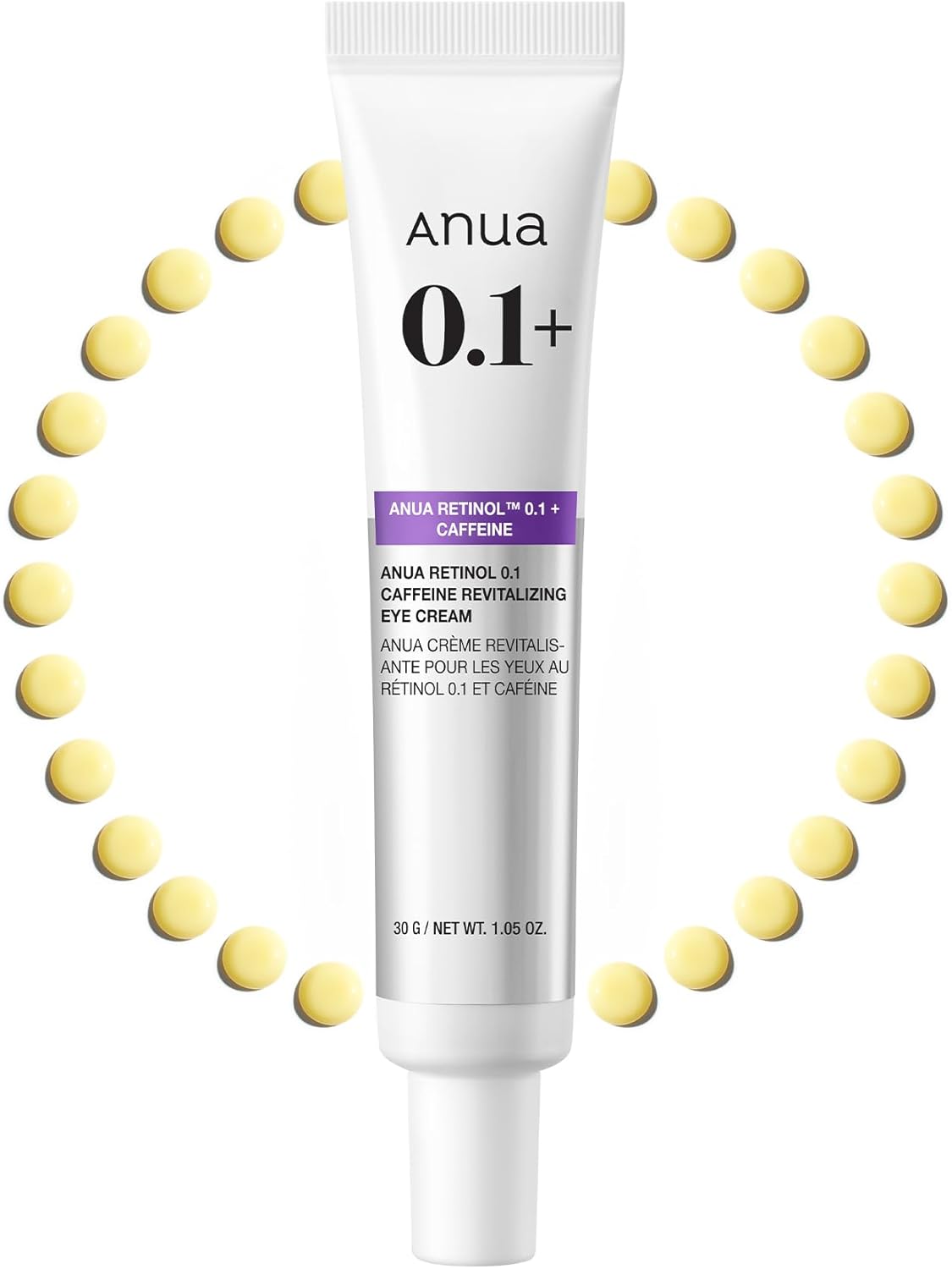 Anua Retinol 0.1 Caffeine Revitalizing Eye Cream,