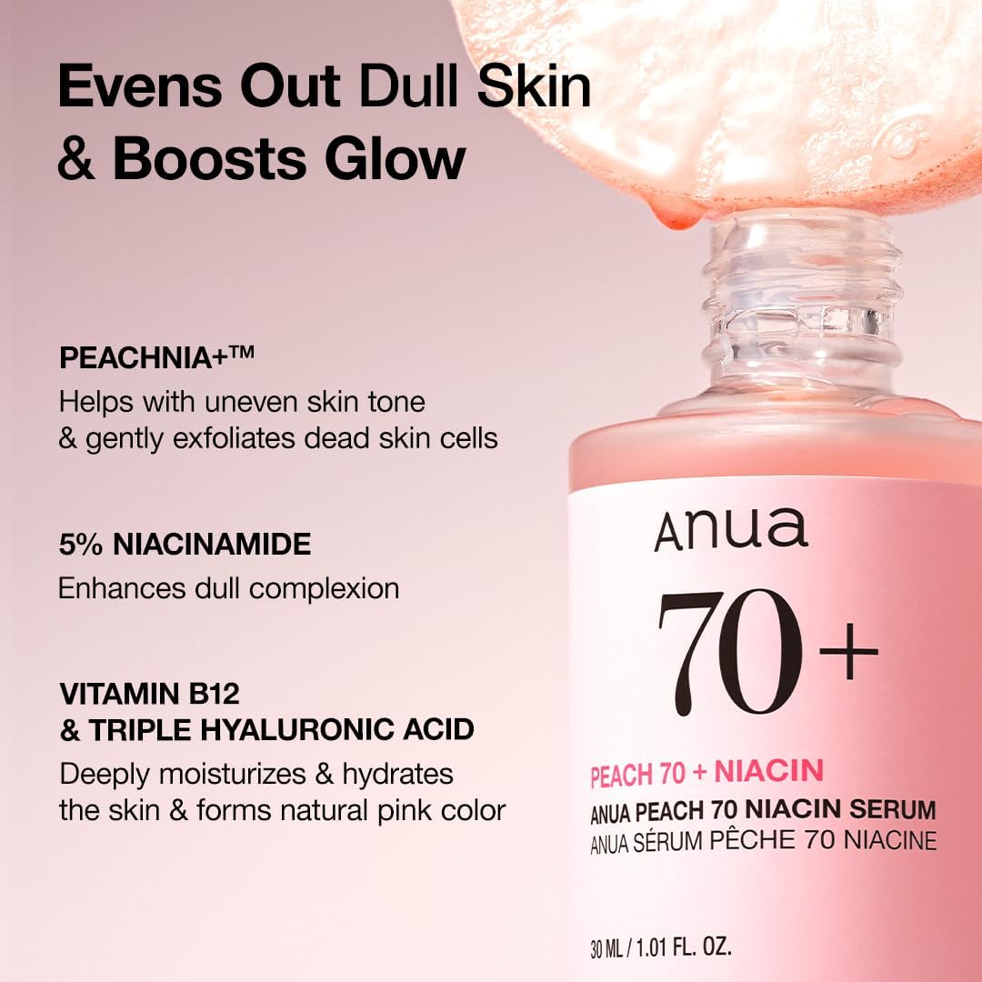 Anua Peach 70 Niacin Serum, 1.01 fl oz (30 ml) 6