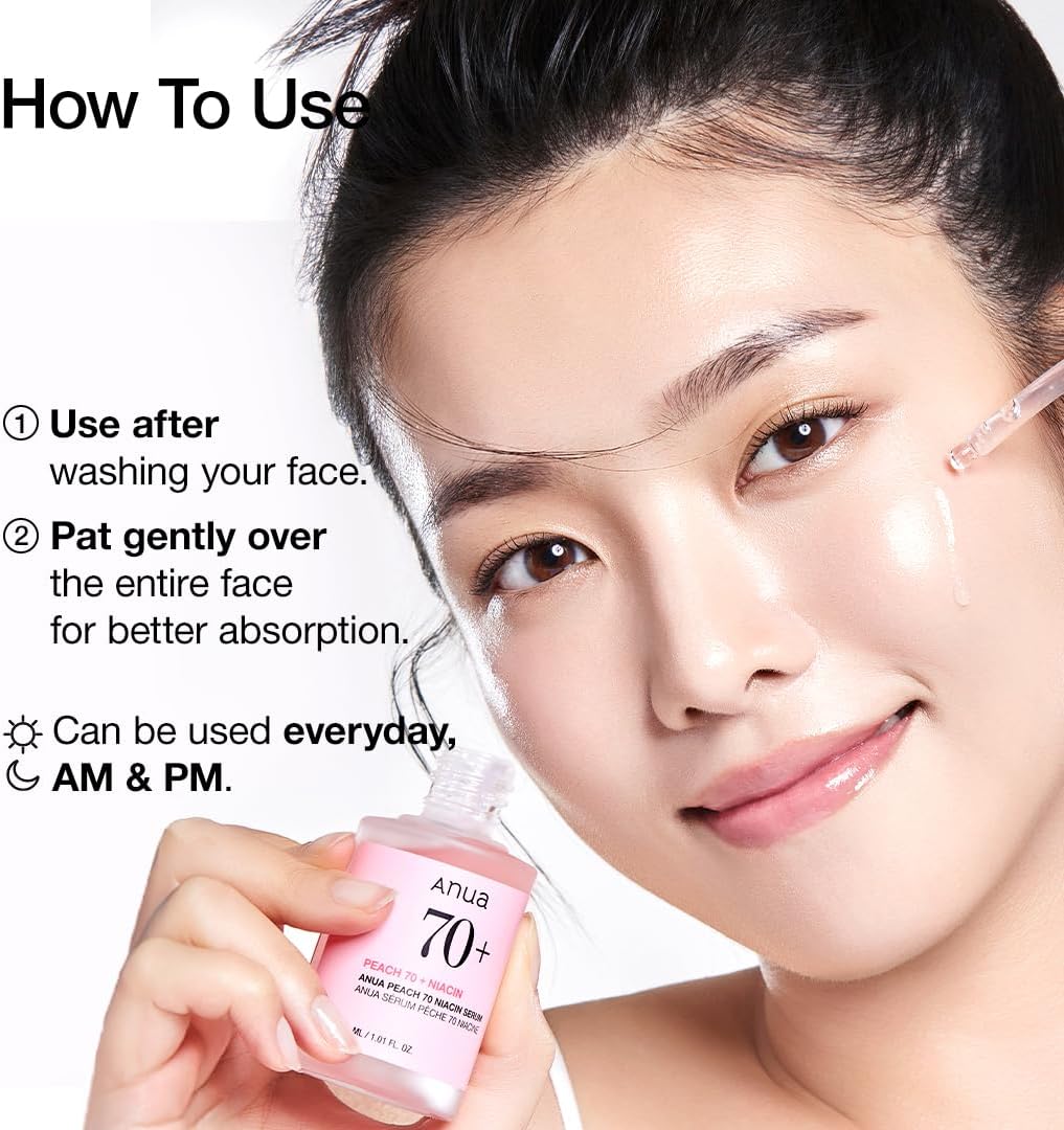 Anua Peach 70 Niacin Serum, 1.01 fl oz (30 ml) 7