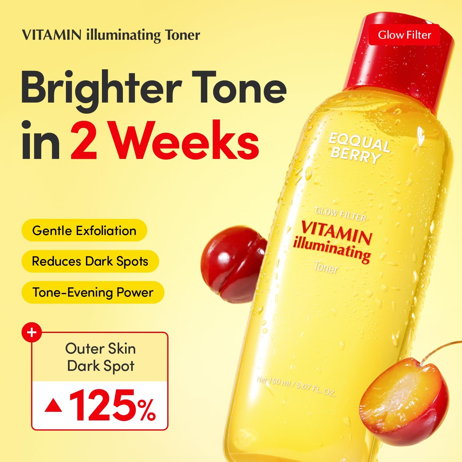 EQQUALBERRY Vitamin Illuminating Toner 150 ml 3