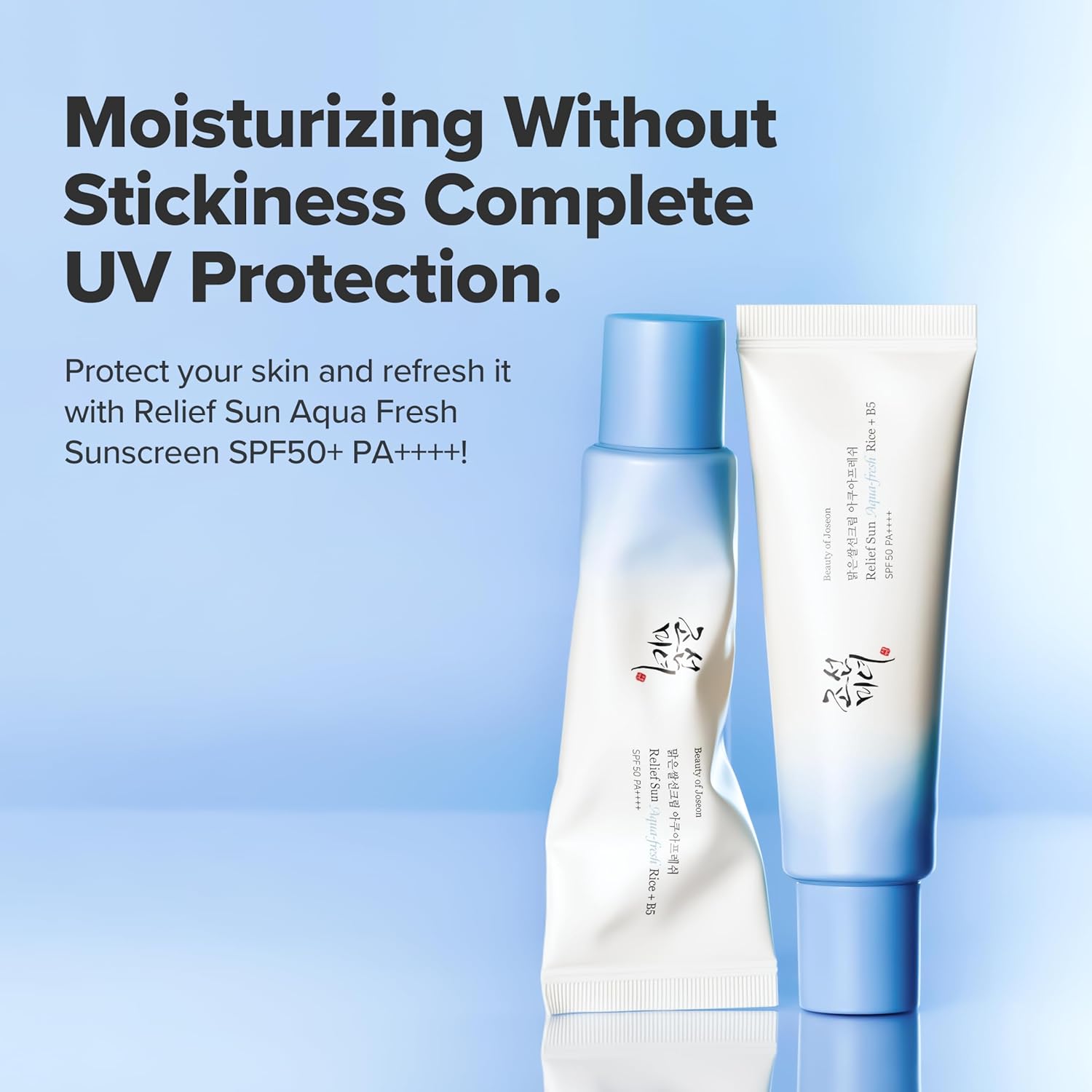 Beauty of Joseon Relief Sun Aqua-Fresh Sunscreen Rice + Panthenol SPF 50+ PA++++ Lightweight Daily UV Protector 5