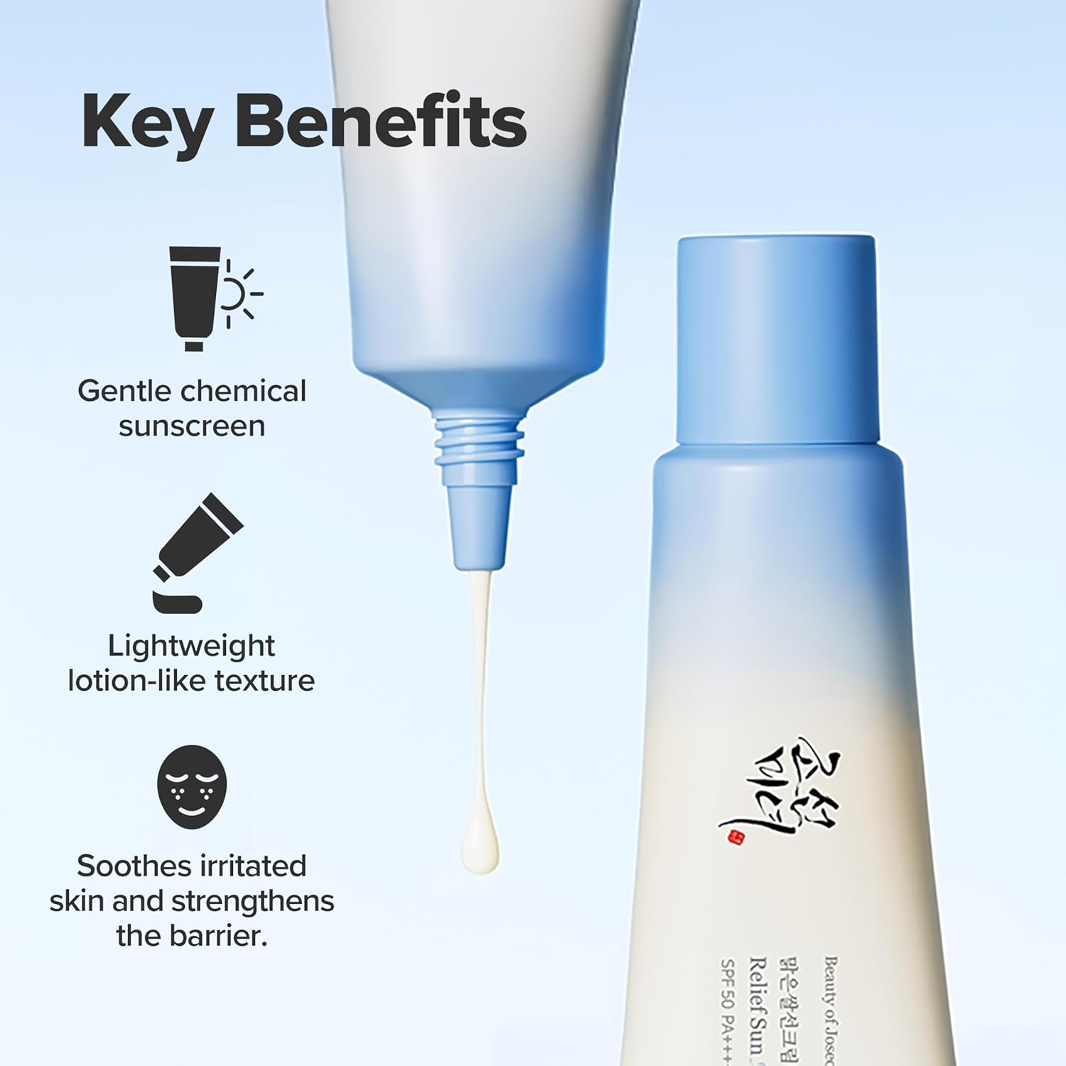 Beauty of Joseon Relief Sun Aqua-Fresh Sunscreen Rice + Panthenol SPF 50+ PA++++ Lightweight Daily UV Protector 2