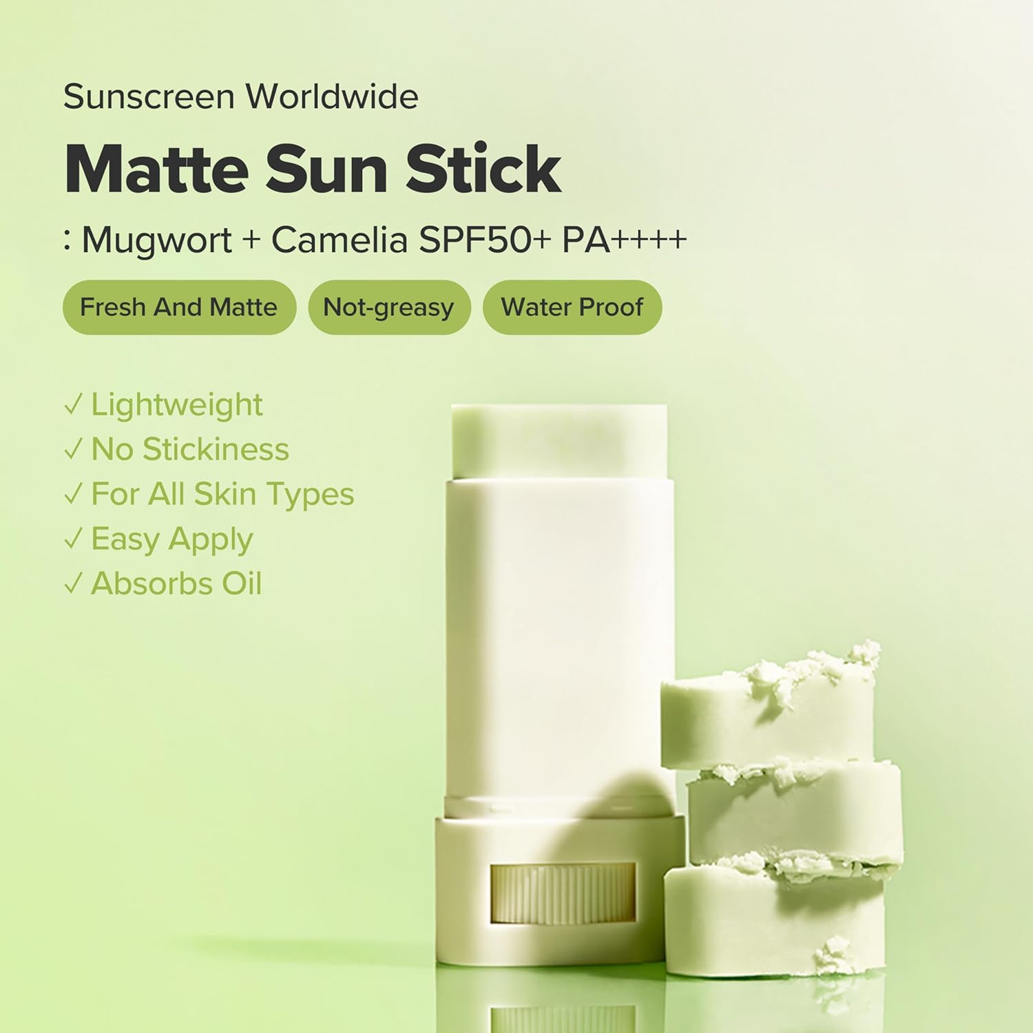 Beauty of Joseon Matte Sun Stick Mugwort Camelia for face Korean Sunscreen moisturizing with SPF 50 3