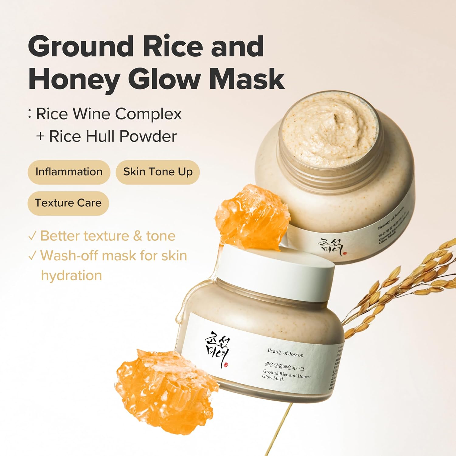 Beauty of Joseon Ground Rice and Honey Glow Mask 150ML 4