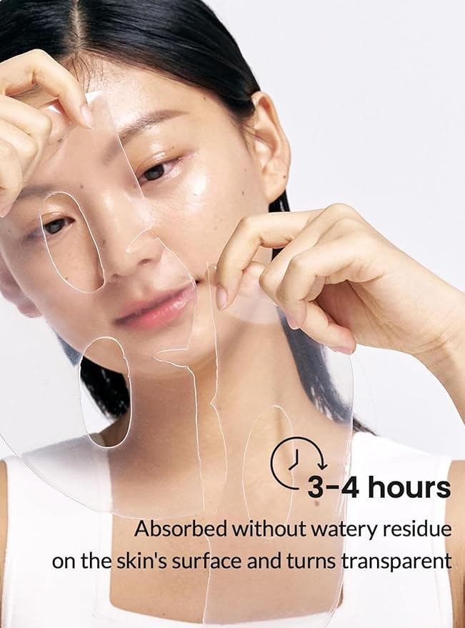 BIODANCE Hydro Cera-nol Real Deep Mask, Water-Infused, Overnight Hydrogel Mask, Soothing, Moisturizing, Nourishing, 1.19oz(34g) x 4ea 3