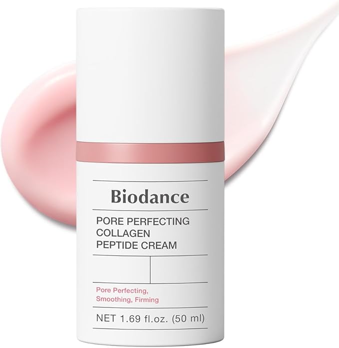  BIODANCE Pore Perfecting Collagen Peptide Cream, Hydrating, Plumping, Pore Care, Firming Facial Moisturizer, Korean Skincare, Ramadan Gift | 1.69 fl.oz, 50ml