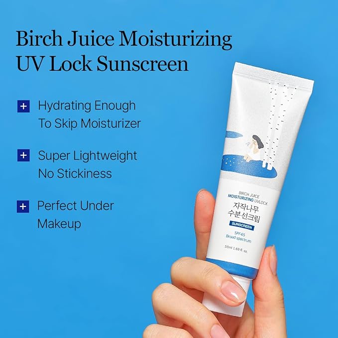 ROUND LAB Birch Juice Moisturizing Sunscreen SPF50+ PA++++ 50ml 4