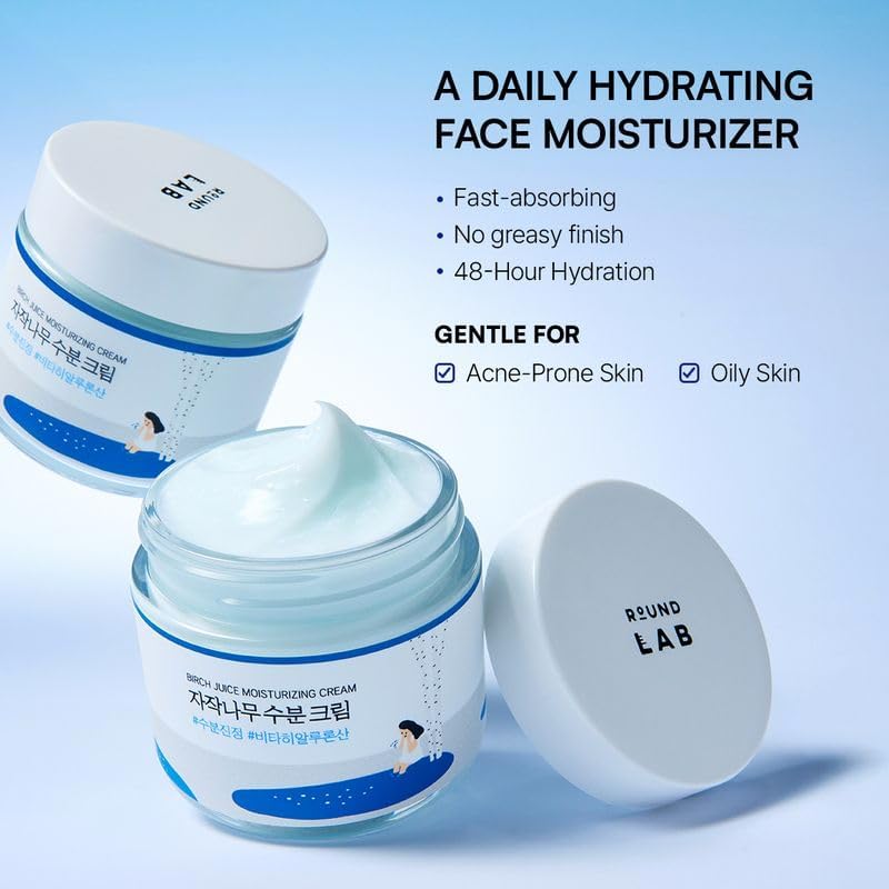 Round Lab Moisturizing Face Cream – Lightweight & Rich Hydration 3