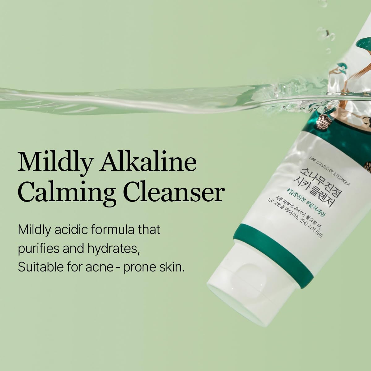 ROUND LAB Pine Calming Cica Cleanser 150ml 2
