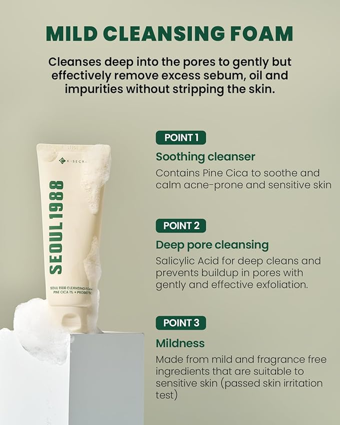 K-SECRET SEOUL 1988 Cica Cleansing Foam 6