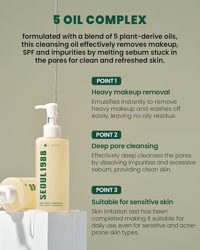 K-SECRET SEOUL 1988 Cica Cleansing Oil 4