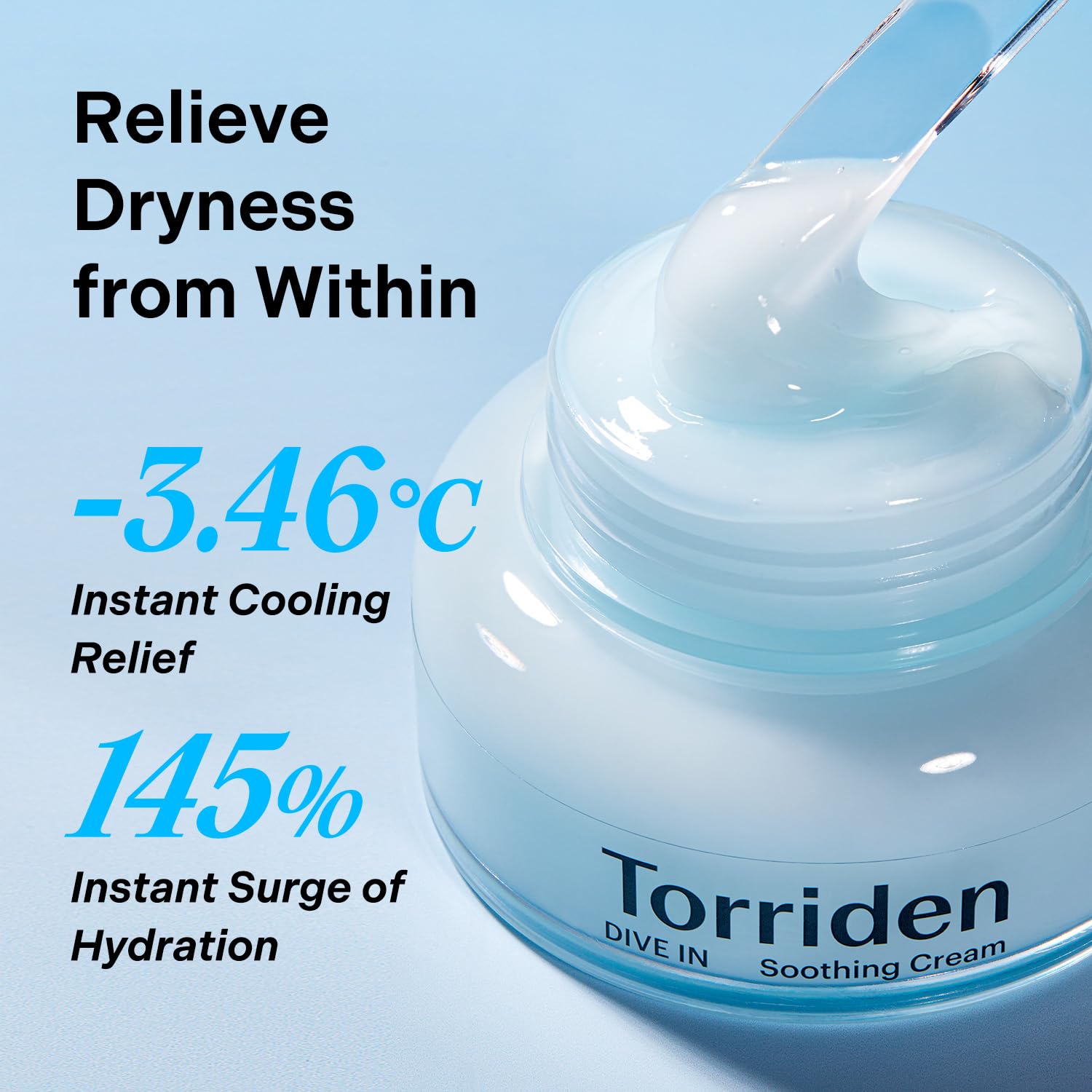 Torriden DIVE-IN Low Molecular Hyaluronic Acid Soothing Cream 100ml 2