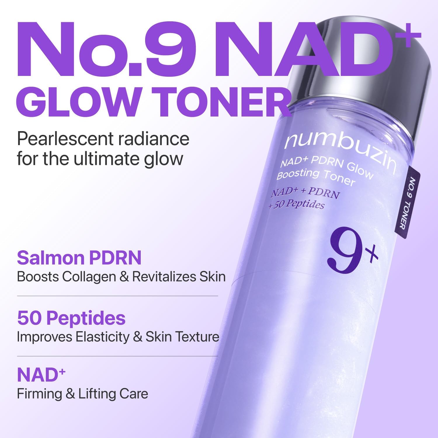 numbuzin No.9 Toner | NAD+ PDRN Glow Boosting Toner 3
