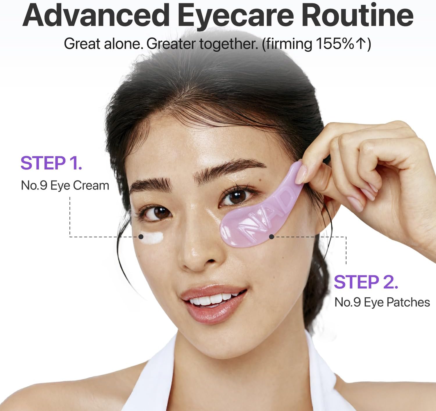 numbuzin No.9 Eye Patches | NAD+ Collagen Under Eye Patches  5