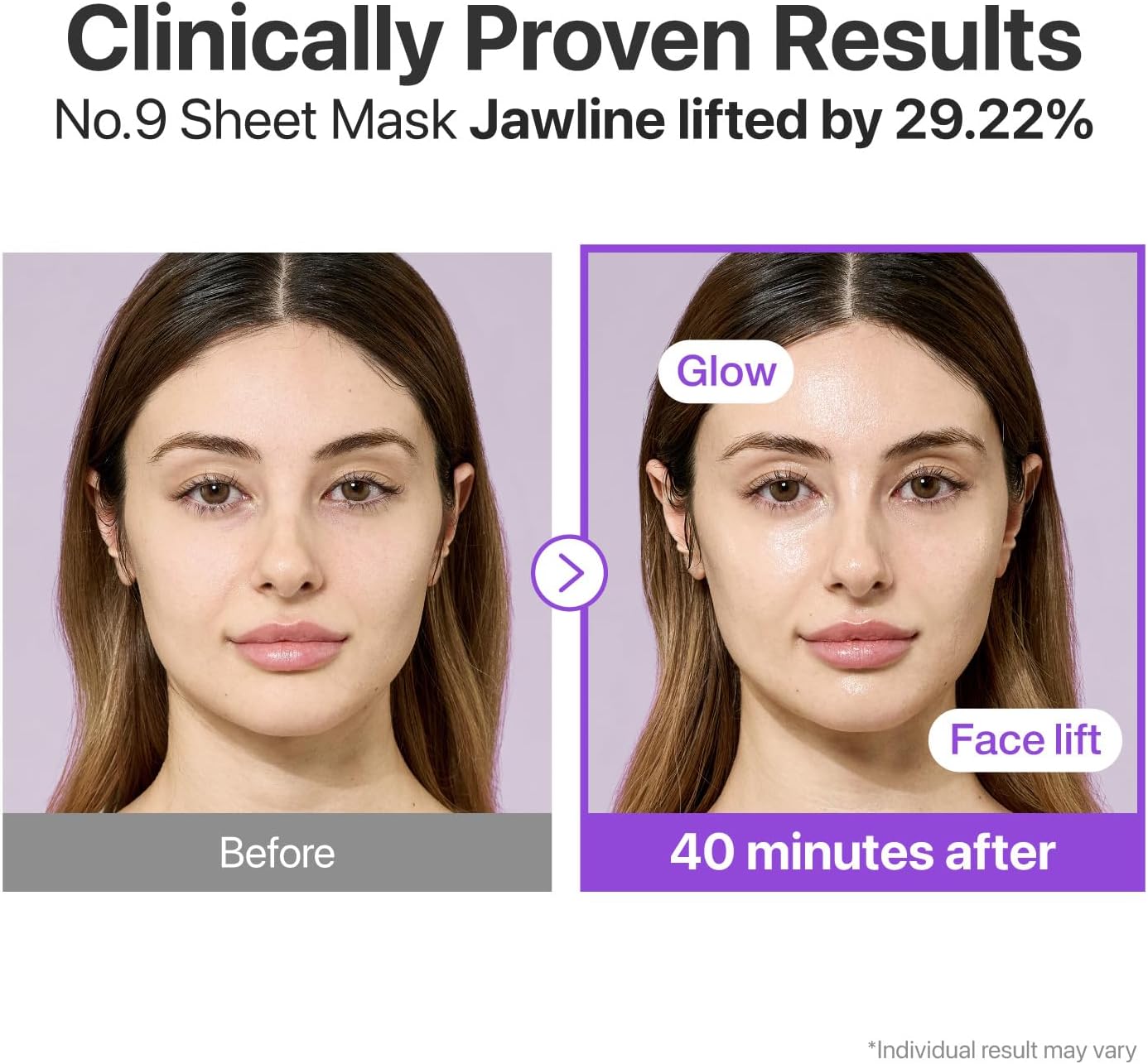 Numbuzin No.9 Sheet Mask | NAD+ BIO Lifting-sil Full Face Mask 3